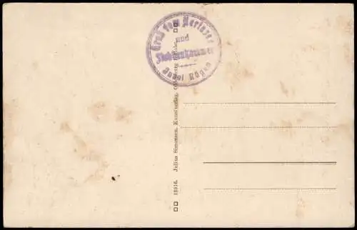 Ansichtskarte Stubbenkammer-Sassnitz Rügen Wissower Klinken Insel Rügen 1915