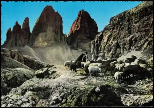 .Trentino-Südtirol Dolomiti Tre Cime di Lavaredo Dolomiten Drei Zinnen 1970