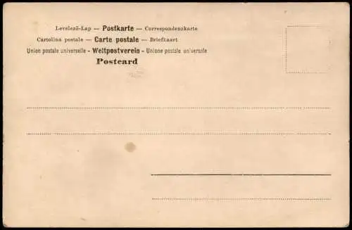 Ansichtskarte  Fotokunst Frau im Wasser Sterne Erotik 1912