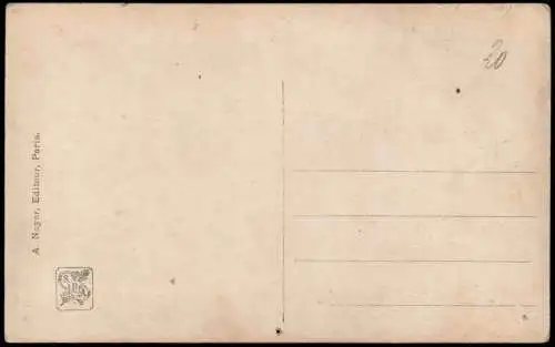 Ansichtskarte  Erotik Nackt - Nude schöne Frau DELASSEMENT Fotokunst 1912