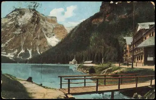 Niederdorf Südtirol Villabassa Pragser Wildsee Hotel  Kräutertee Dresden 1920