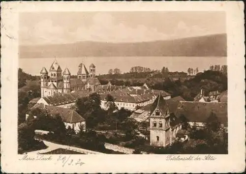 Glees (Vulkaneifel) Abtei Maria Laach Totalansicht der Abtei 1930