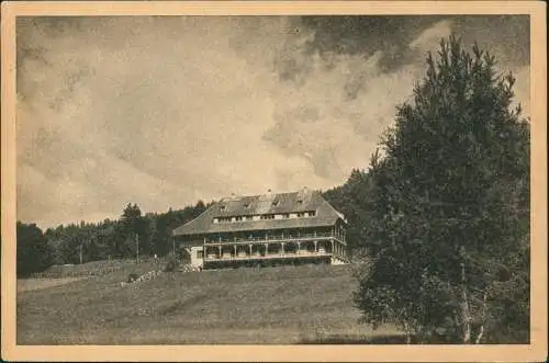 Titisee-Neustadt Umland-Ansicht Schwarzwald Jugendherberge Titisee 1950