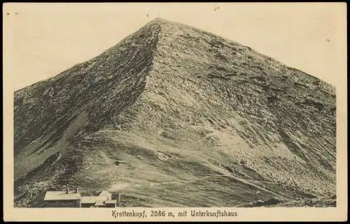 Garmisch-Partenkirchen Krottenkopf, mit Unterkunftshaus Alpen 1914