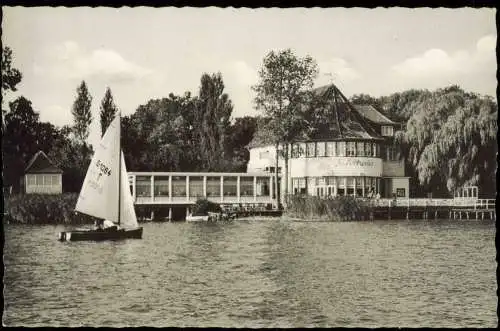 Ansichtskarte Bad Zwischenahn Fährhaus Segelboot 1962