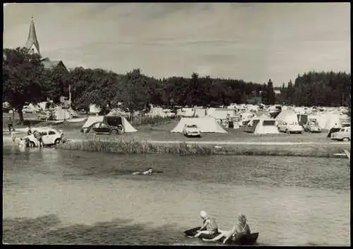 Ansichtskarte Faak am See Campingplatz an der Stadt 1963  Kärnten