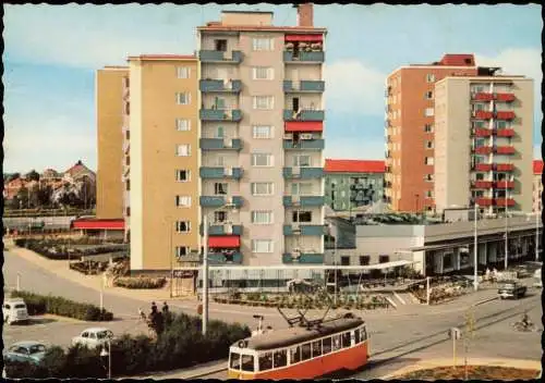 Postcard Norrköping Smedstuguplan Neubausiedlung 1968