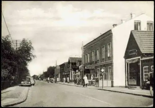 Postcard Gedser Gjedser Straßenszene Hotel 1938