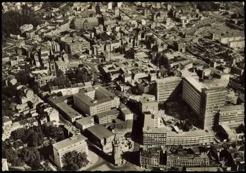 Ansichtskarte Frankfurt am Main Luftbild rund um den Eschenheimer Turm 1956