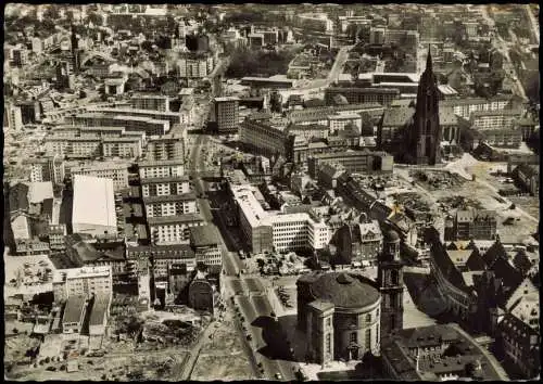 Ansichtskarte Frankfurt am Main Luftbild zerstörte Innenstadt 1956