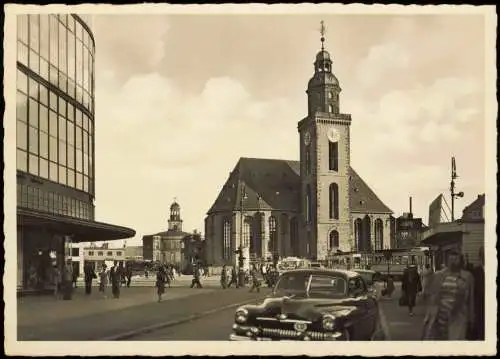 Frankfurt am Main Katharinenkirche u. Paulskirche Diplomaten Auto 1962