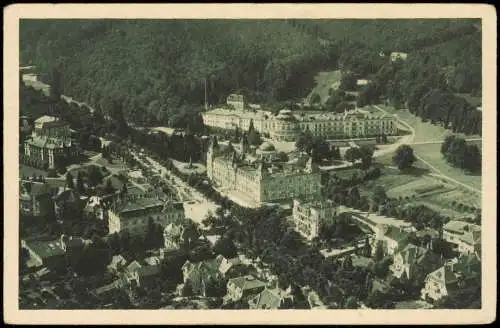 Ansichtskarte Bad Wildungen Luftbild Fliegeraufnahme 1930