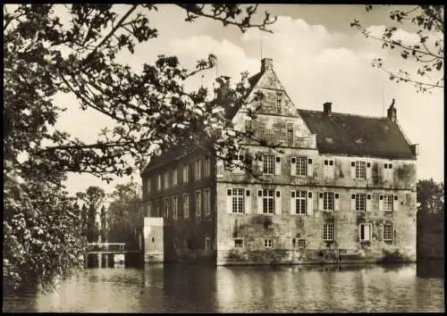 Ansichtskarte Havixbeck Burg Hülshoff Fotokarte 1968
