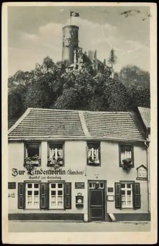 Ansichtskarte Bad Godesberg-Bonn Gasthof zur Lindenwirtin (Ännchen) 1935