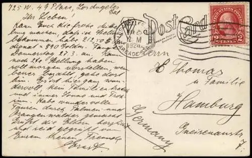 USA United States of America Cactus Along Border Grenzland Wüste Kakteen 1924