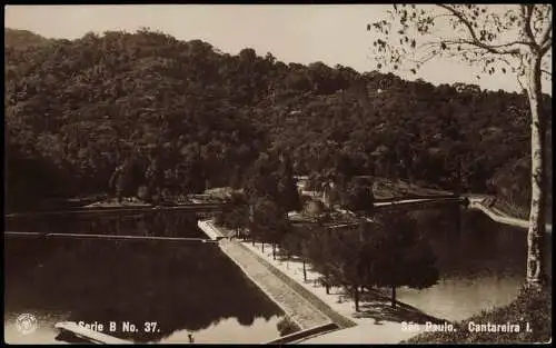 Postcard Sao Paulo Umland-Ansicht São Paulo Cantareira I. 1920