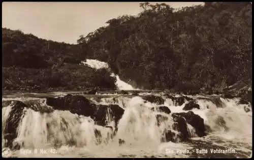 Sao Paulo Umland-Ansicht São Paulo Salto Votorantim (Wasserfall, Waterfall) 1920