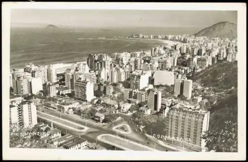 Postcard Rio de Janeiro Copacabana - Fotokarte 1940