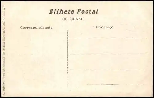 Postcard Rio de Janeiro Entrada vista do Sylvestre 1913