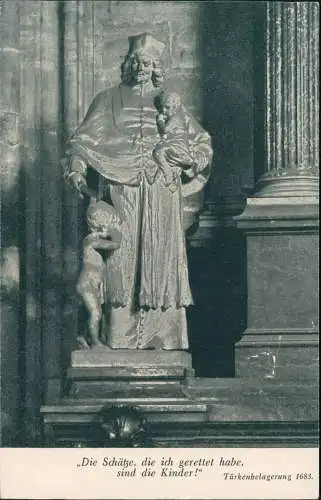 Ansichtskarte Wien Stephansdom Bischoff 1936  Stempel Muttertagsfeier