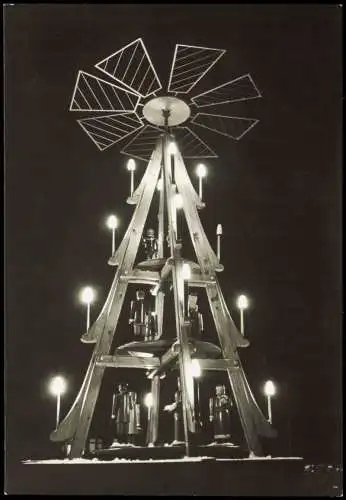 Ansichtskarte Thalheim Weihnachtspyramide 1983