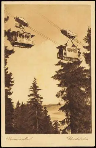 Oberwiesenthal Schwebebahn Fichtelberghaus Bergwirt Arthur Soyka 1920