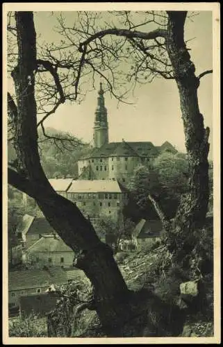 Weesenstein Müglitz Schloss  Blick vom Abendfrieden (Weg nach Falkenhain) 1910