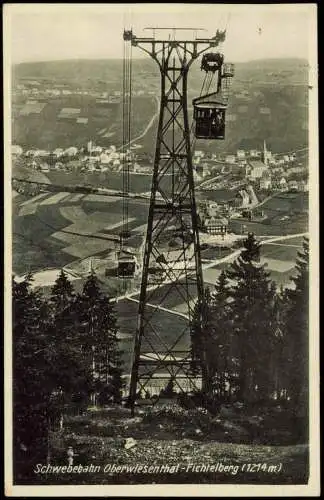 Oberwiesenthal Schwebebahn Oberwiesenthal-Fichtelberg (1214 m) 1934