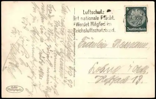 Ansichtskarte Bielefeld Botanischer Garten 1933