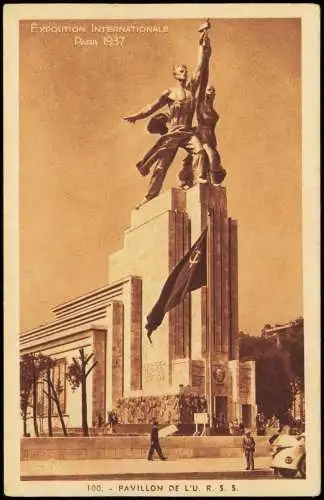 CPA Paris EXPO URRS Russia Rußland 1937