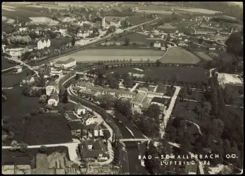 Ansichtskarte Bad Schallerbach Luftbild 1959