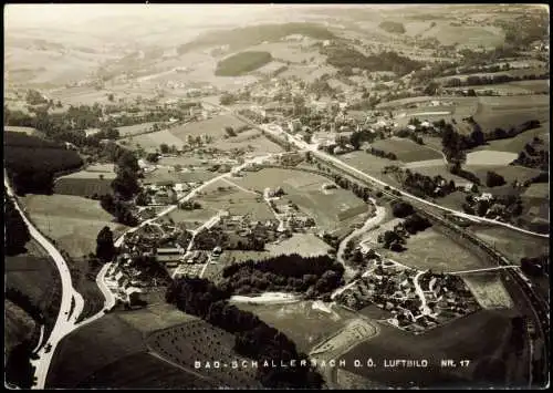 Ansichtskarte Bad Schallerbach Luftbild aus großer Höhe 1959