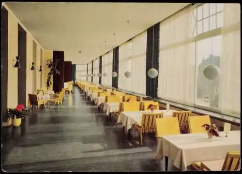 Ansichtskarte Bad Wildungen Sanatorium Terrasse 1965