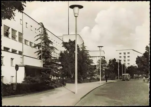 Ansichtskarte Bonn Bundeshaus, Vorderansicht 1954