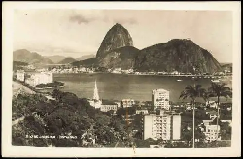 Postcard Botafogo-Rio de Janeiro Stadtblick - Fotokarte 1952