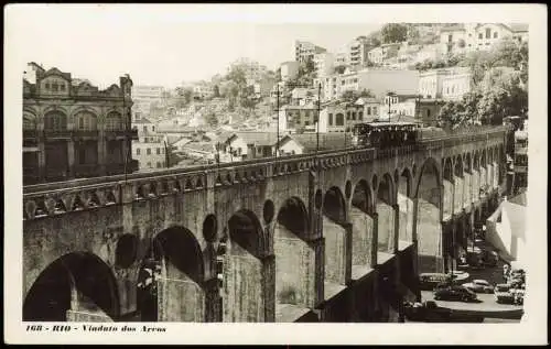 Postcard Rio de Janeiro Straßenbahn Tradimex Fotokarte 1962  Brasilien Brasil