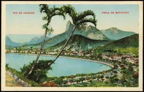 Postcard Botafogo-Rio de Janeiro Stadtpartie 1928