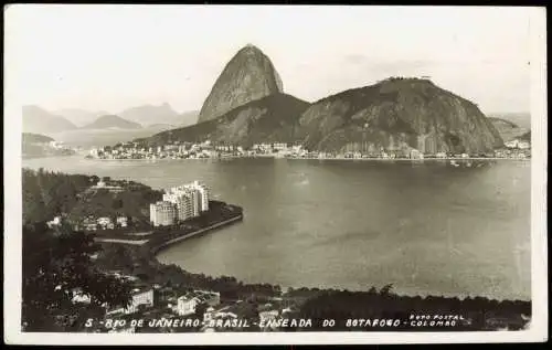 Postcard Botafogo-Rio de Janeiro Enseada 1962  Brasilien Brasil