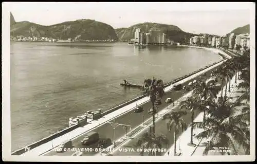 Postcard Botafogo-Rio de Janeiro Straßenszene 1939