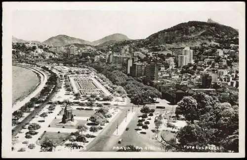 Postcard Rio de Janeiro Straße Praga Paris 1940  Brasilien Brasil