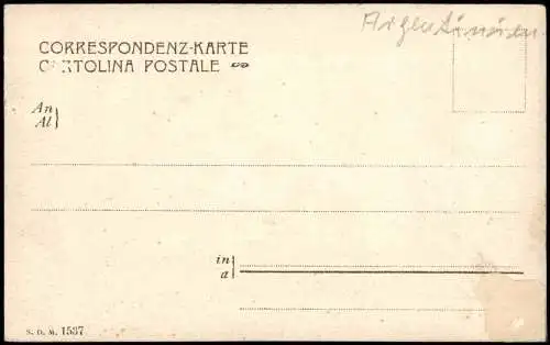 Cartolina Triest Trieste Schloss Miramar (Castello di Miramare) 1912