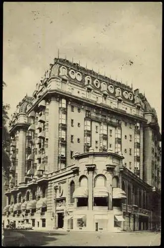 Postcard Buenos Aires Plaza Hotel 1960