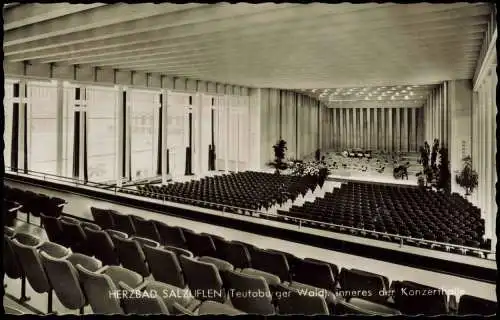 Ansichtskarte Bad Salzuflen Teutoburger Wald Inneres der Konzerthalle 1963