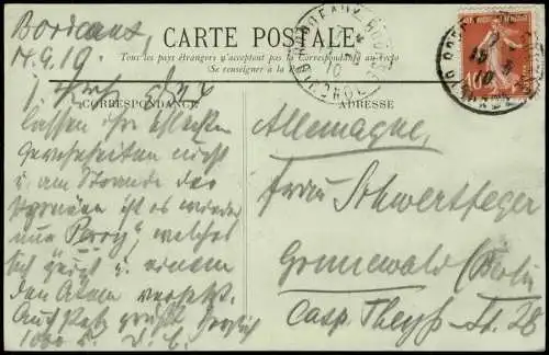 CPA Biarritz Miarritze La Pointe du Port Vieux Villen 1910