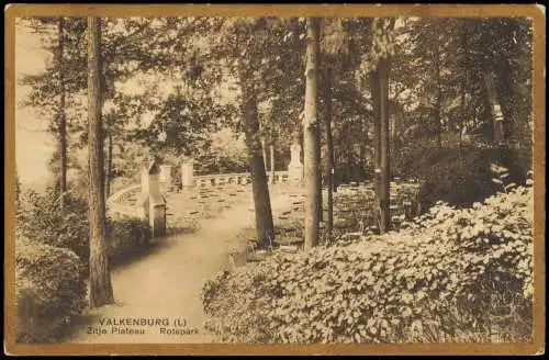 Postkaart Valkenburg aan de Geul Zitje Plateau Rotspark Goldrand