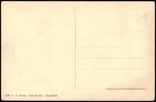 Cartolina Ospedaletti Grand Hotel (Hotel Außenansicht) 1920