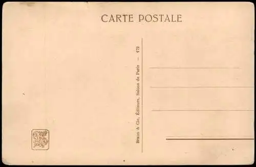 Ansichtskarte  Erotik Nackt - Nude Frau auf Bett Süden 1922