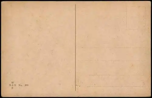 Scherzkarte Neujahr Sylvester New Year Nein dieser ewige Regen 1922