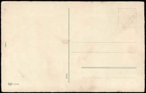 Ansichtskarte  Ostern Easter Künstlerkarte Küken aus Ei 1927