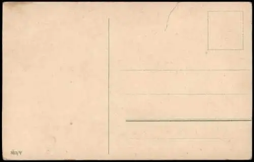 Pfingsten Pentecost Menschen in feiner Kleidung Dampflokomotive 1915